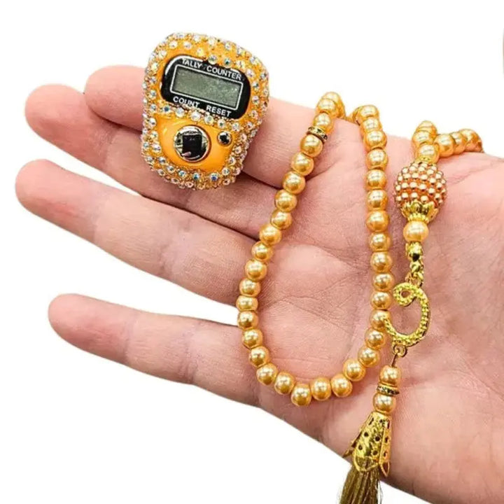 Tasbih dgital set – Guld islamtrend